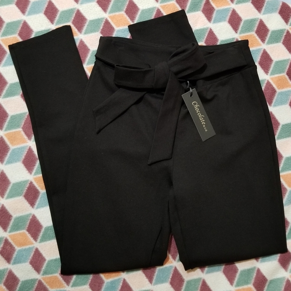 NWT Chocolate USA Black Pants